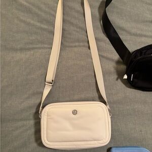 lululemon athletica Cream Crossbody camera bag